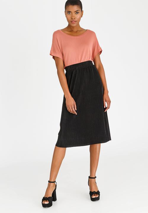 Noisy May - Jasper Calf Skirt Black