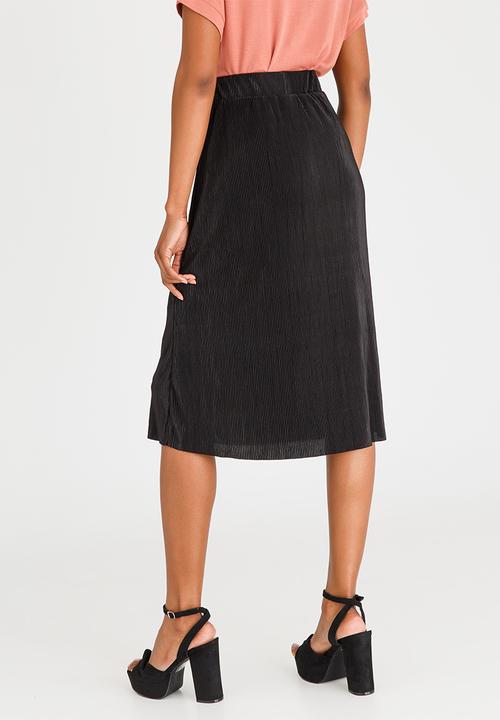 Noisy May - Jasper Calf Skirt Black
