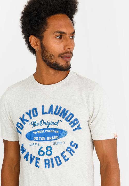 Tokyo Laundry - Waveriders Tee Grey