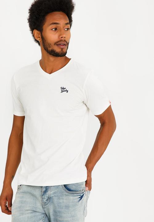 Tokyo Laundry - Essentials V Neck Tee Off White