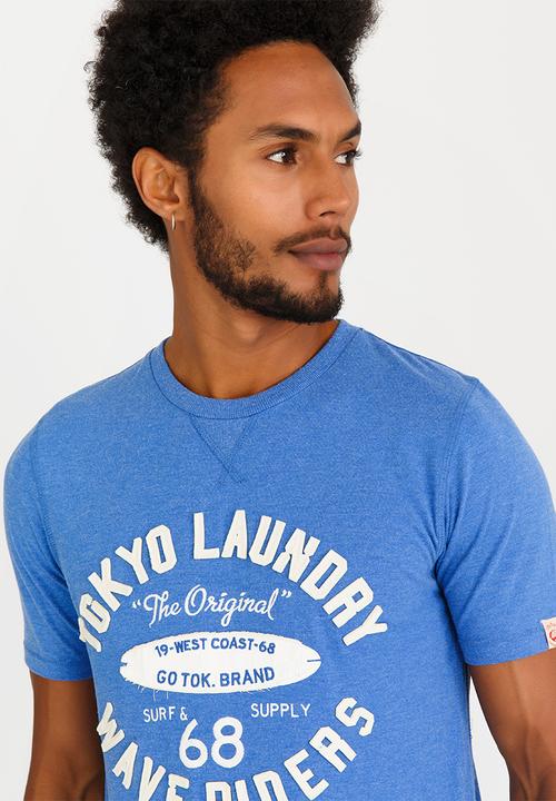 Tokyo Laundry - Waveriders Tee Blue