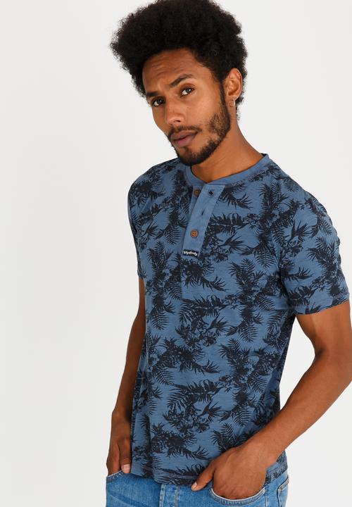 Tokyo Laundry - Otto Crew Neck Tee Mid Blue