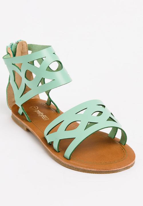 Jumbo - Cut-out Girls Sandal Mint