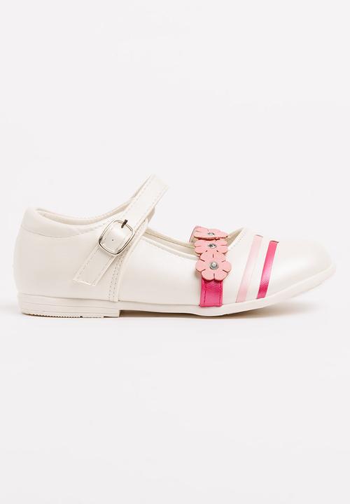 Bubblegummers - Ballerina Pumps White
