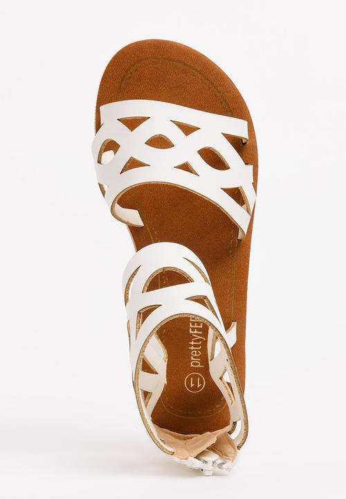 Jumbo - Cut-out Girls Sandal White