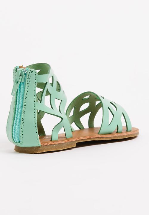Jumbo - Cut-out Girls Sandal Mint