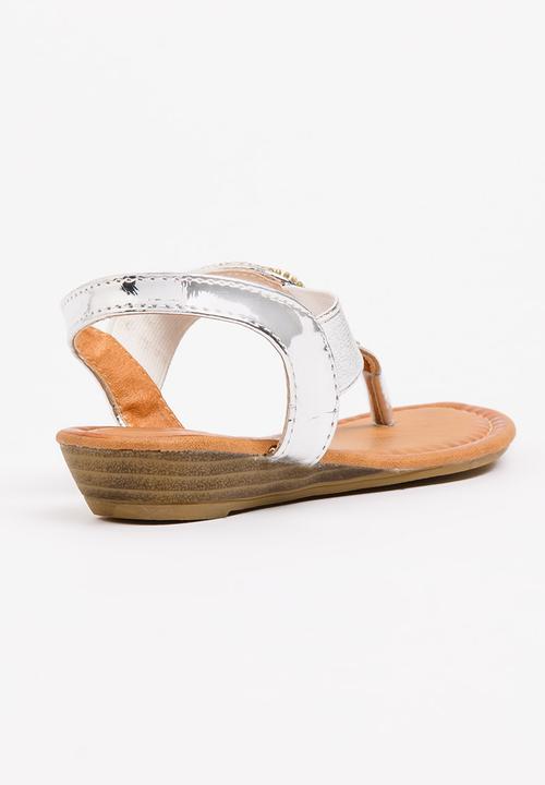 Jumbo - T-bar Sandal Silver