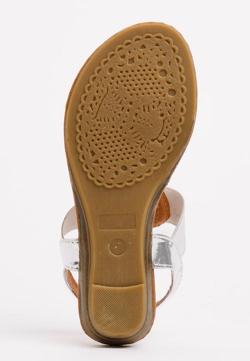Jumbo - T-bar Sandal Silver