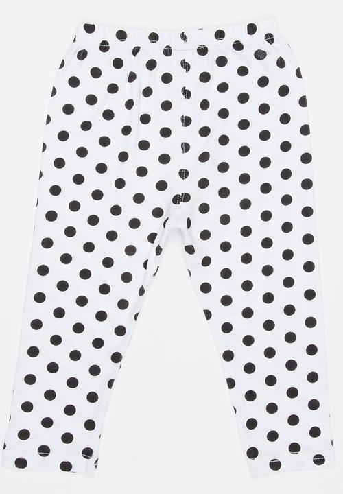 Pop Candy - Polka Dot Leggings White