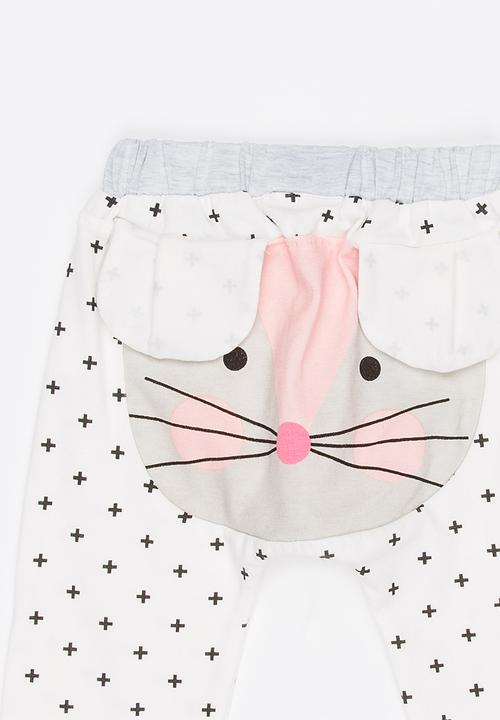 Pop Candy - Mouse Leggings White