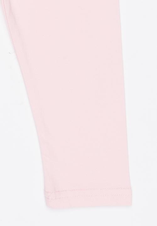 Pop Candy - Plain Leggings Pale Pink