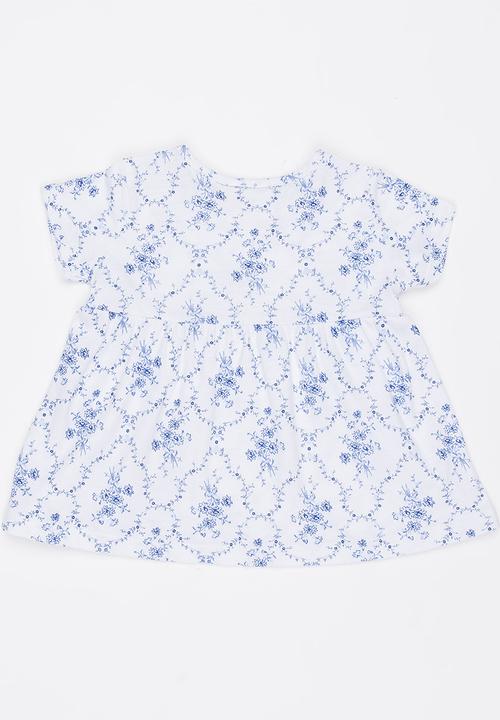 Pop Candy - Floral Dress Blue
