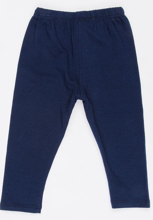 Pop Candy - Plain Leggings Navy