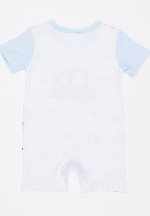 Pop Candy - Car Romper Blue