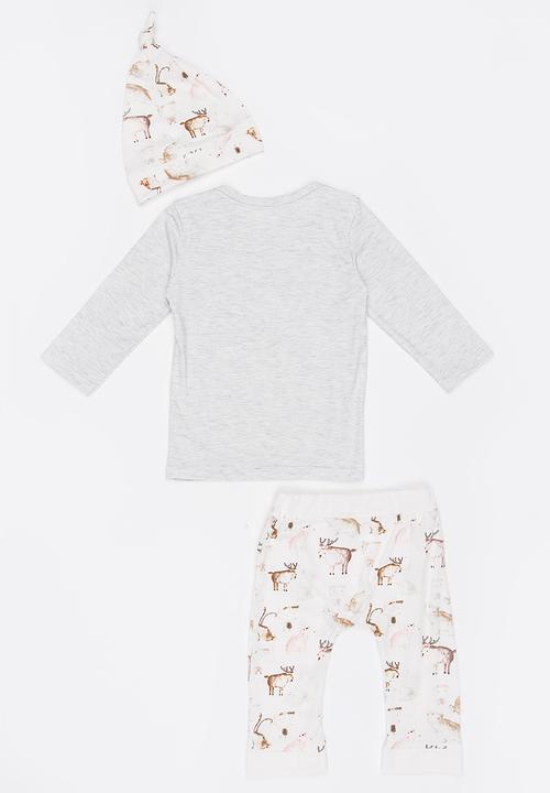 Pop Candy - Bunny 3 Piece Set Grey