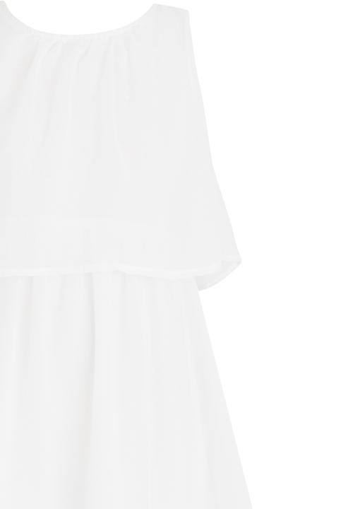 Rebel Republic - Chiffon Hi-Low Dress Off White