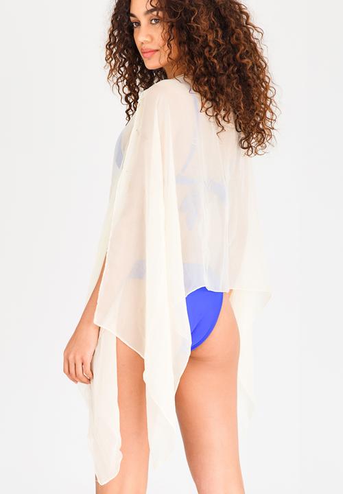 Lithe - Sheer Swim Cover-up Pale Yellow