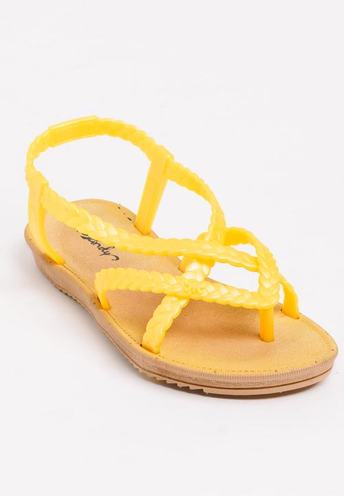 Jumbo - Girls Strappy Sandal Yellow