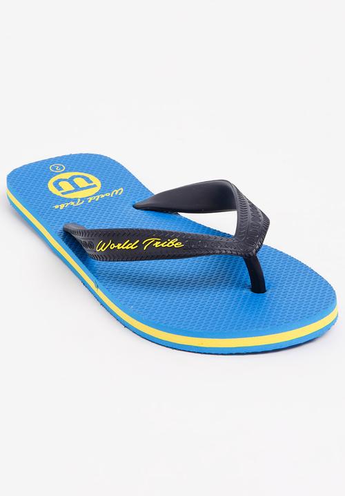 World Tribe - Ultimate Boys Flip Flops Blue