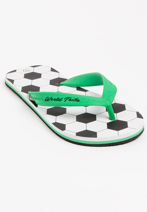World Tribe - Ishibobo Boys Flip Flops White