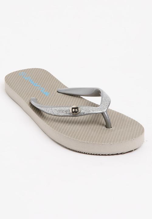 World Tribe - Little Treasure Girls Flip Flops Silver