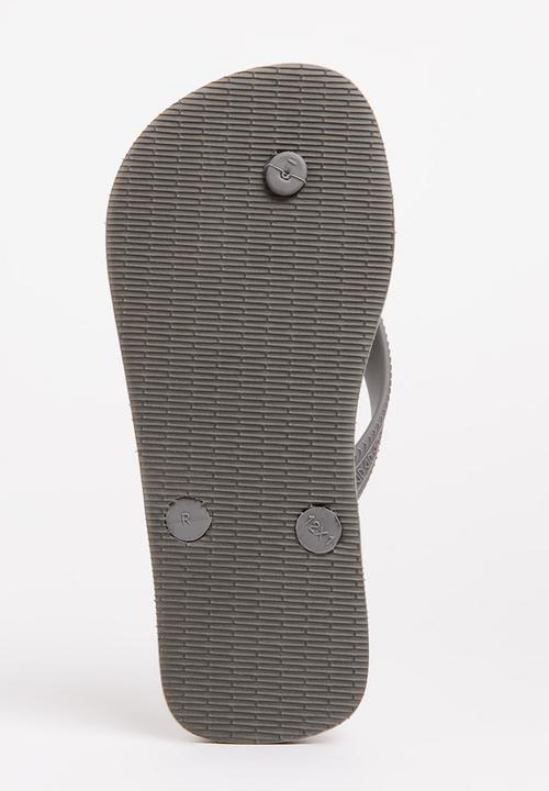 World Tribe - Ultimate Boys Flip Flops Dark Grey