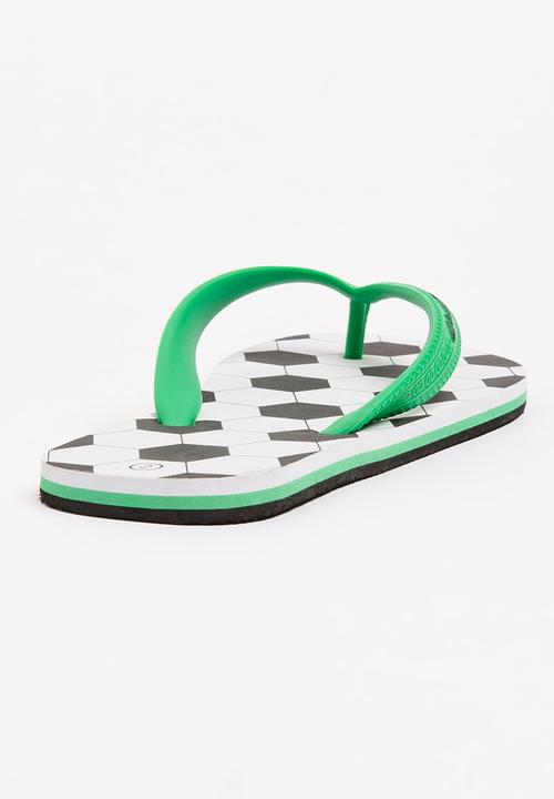 World Tribe - Ishibobo Boys Flip Flops White
