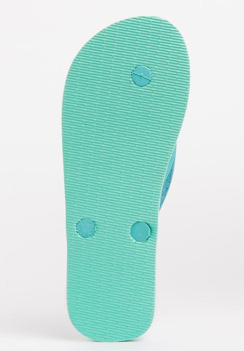 World Tribe - Little Treasure Girls Flip Flops Mint