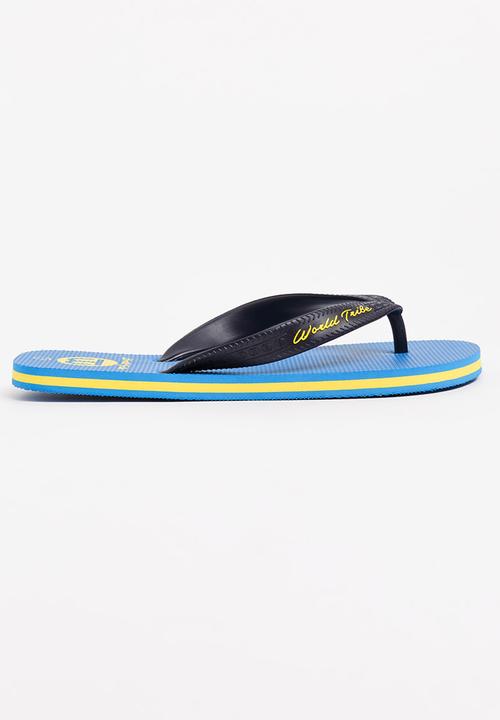 World Tribe - Ultimate Boys Flip Flops Blue