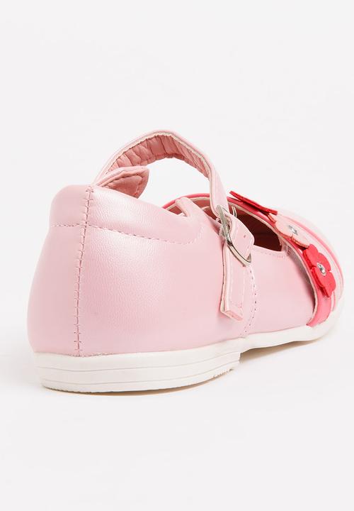 Bubblegummers - Flower Detail Pumps Rose