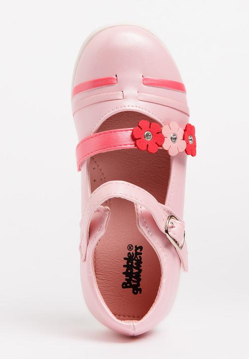 Bubblegummers - Flower Detail Pumps Rose
