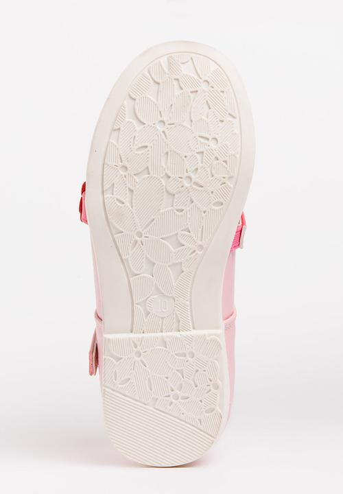 Bubblegummers - Flower Detail Pumps Rose