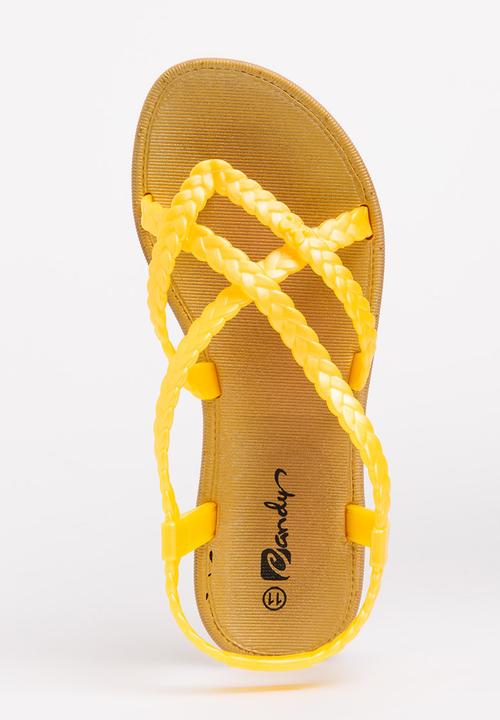 Jumbo - Girls Strappy Sandal Yellow