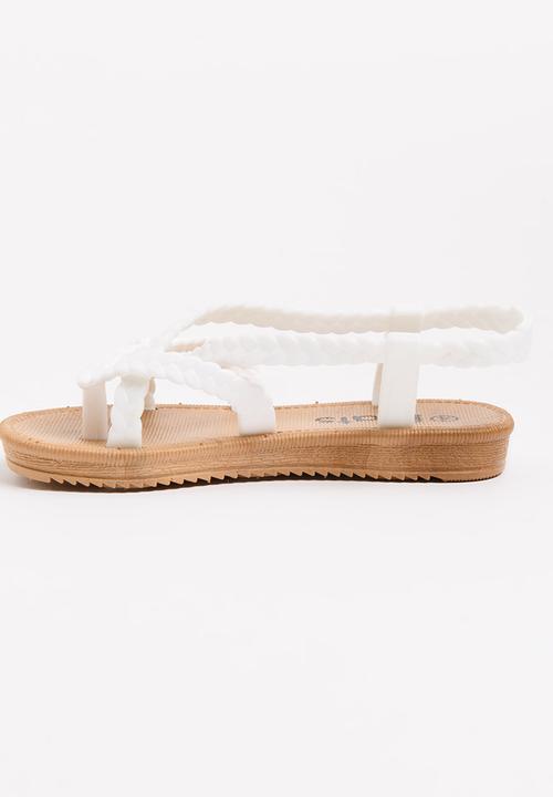 Jumbo - Girls Strappy Sandal White