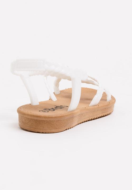 Jumbo - Girls Strappy Sandal White