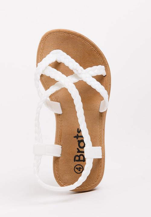 Jumbo - Girls Strappy Sandal White