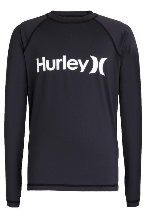 Hurley - One & Only Long Sleeve Rash Vest Black