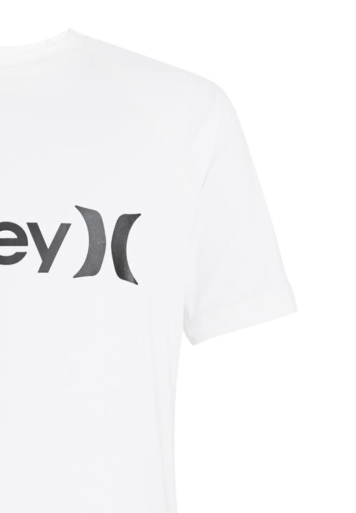 Hurley - One & Only Short  Sleeve Rash Vest White