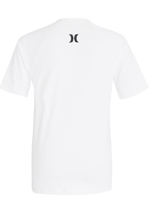 Hurley - One & Only Short  Sleeve Rash Vest White