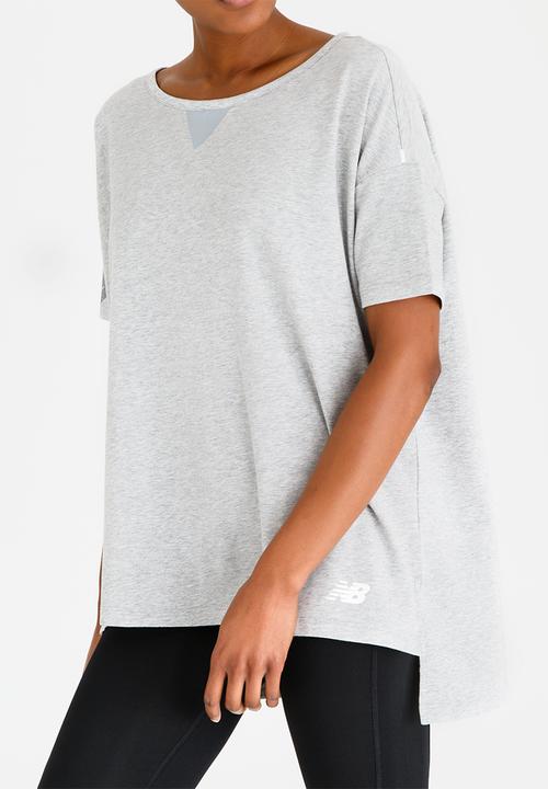 New Balance  - Boxy T-shirt Grey