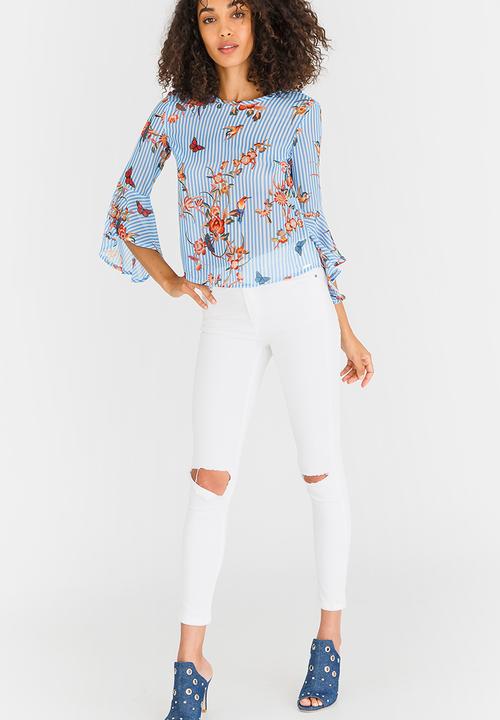 SISSY BOY - Bell of the Ball Printed Top Blue