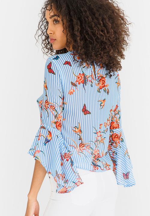SISSY BOY - Bell of the Ball Printed Top Blue