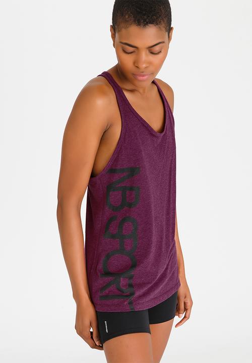 New Balance  - Tech Tank Print Mid Purple