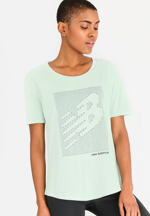 New Balance  - Tech SS Graphic T-shirt Mint