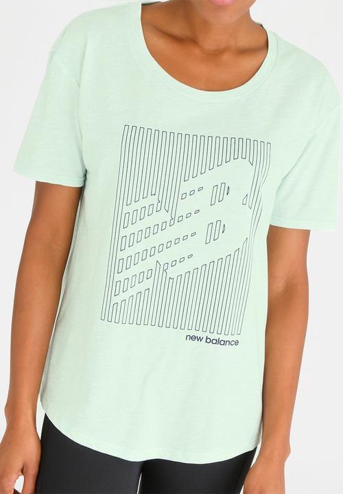 New Balance  - Tech SS Graphic T-shirt Mint