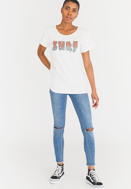 Billabong  - Day & Night Box Fit Tee Cream