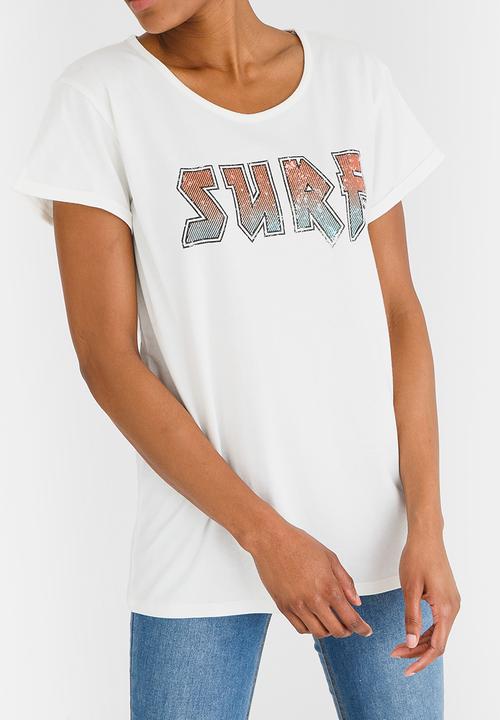 Billabong  - Day & Night Box Fit Tee Cream