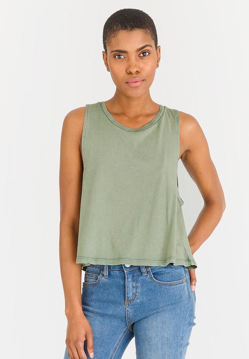 Billabong  - Sun Bleached Muscle Tee Green