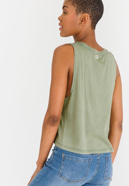 Billabong  - Sun Bleached Muscle Tee Green