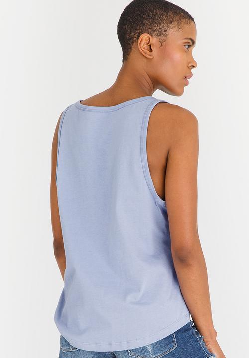Billabong  - Journey Racer Back Tank Pale Blue